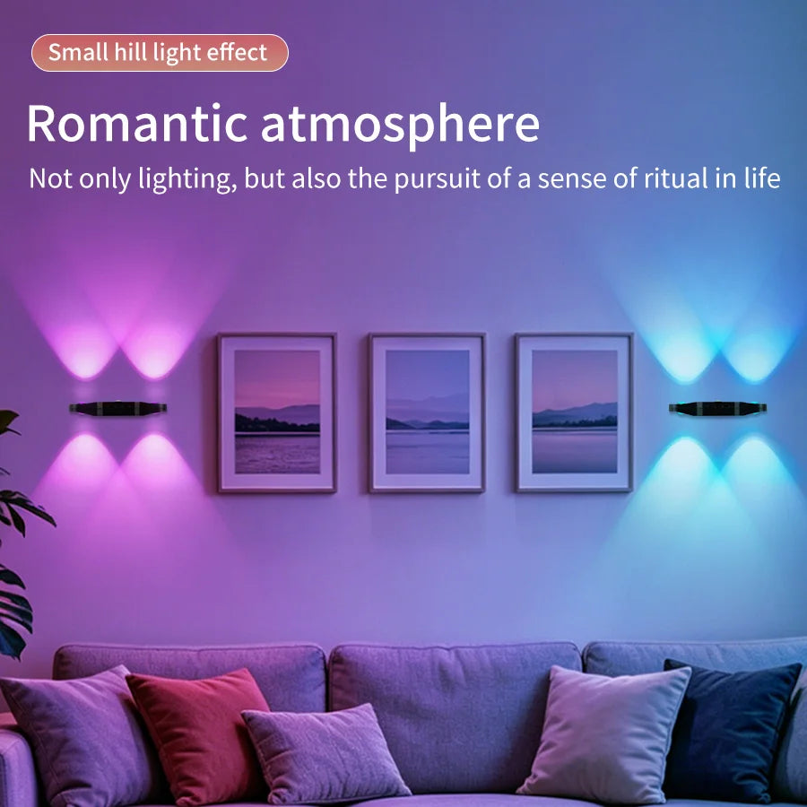 Lampe LED avec détecteur de mouvement pour escalier et couloir, éclairage automatique sans fil.